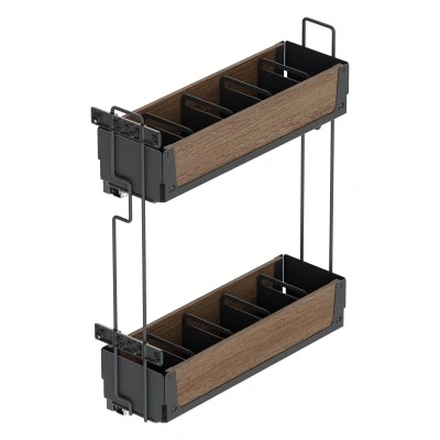 Unique Wood Gizli Raylı Deterjanlık (Çift Açılım) galeri